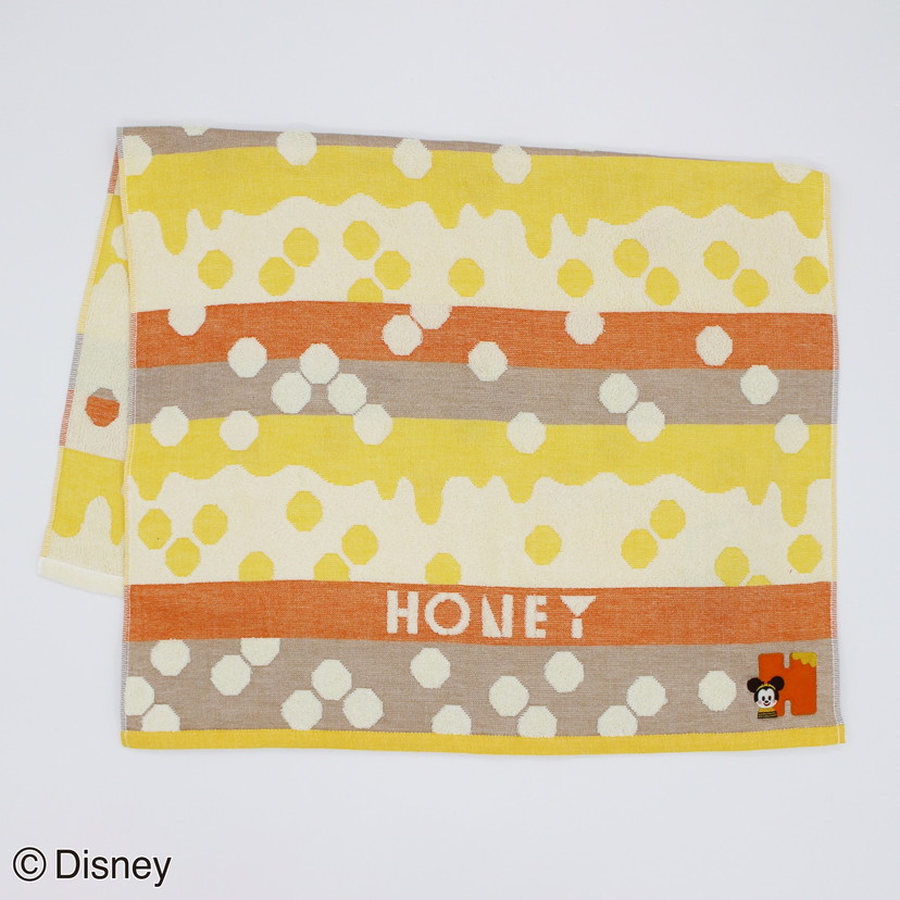 Kideaタオル モグモグ ベビーバスタオル Honey Honey 日用品 ベビーキッズ雑貨 Dadway ダッドウェイオンラインショップ