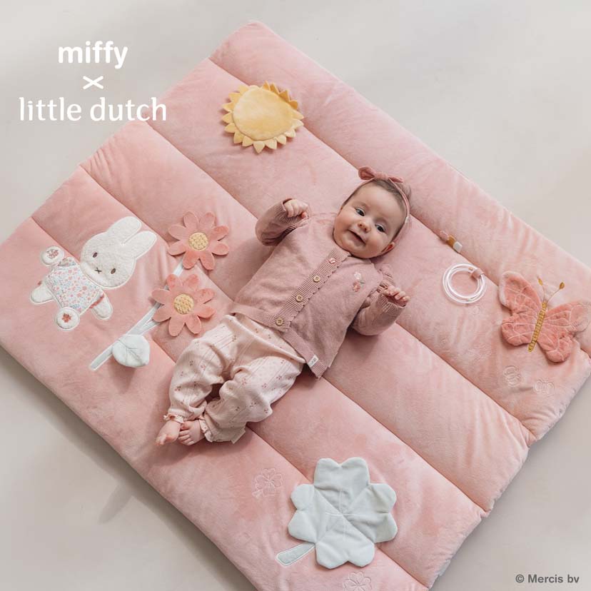 miffy x Little Dutch プレイマット/ラッキーブロッサム(ラッキー
