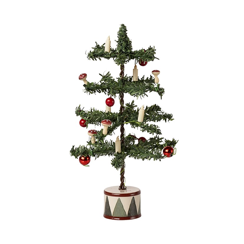 クリスマスツリー/キャンドルライト付き/16cm: おもちゃ[DADWAY