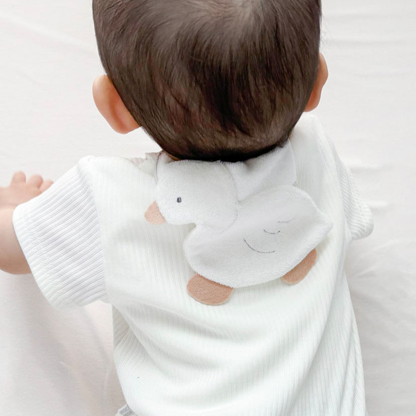 アニマル汗取りタオル/F/アヒル