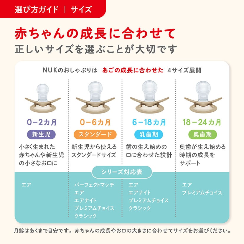 おしゃぶりエア（ケース付き）/くま/0-2カ月用 くま 0-2カ月用
