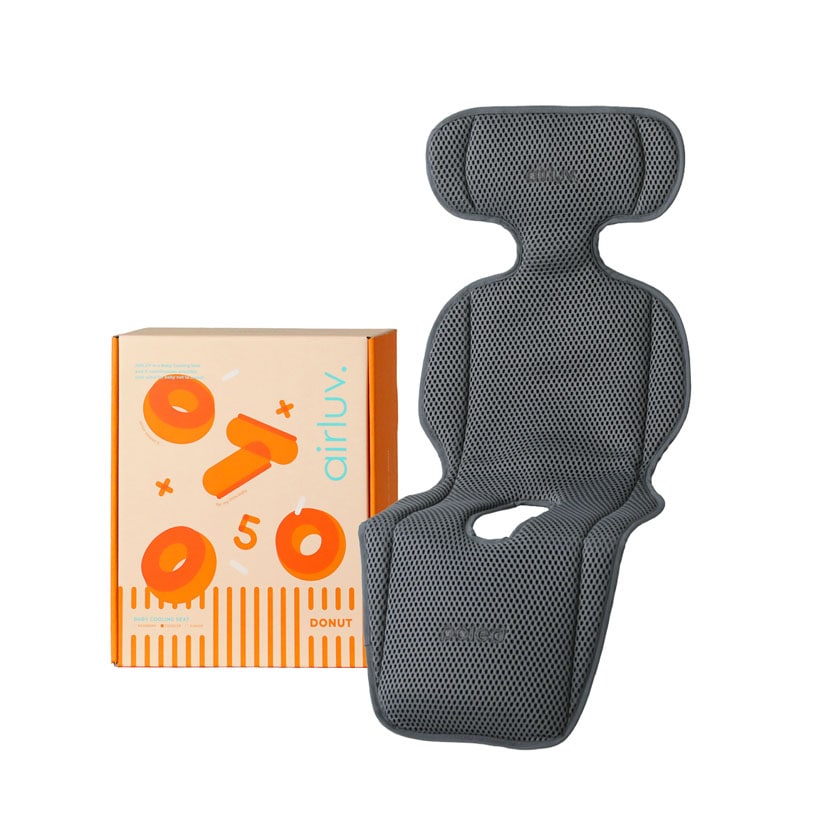 エアラブ5 ドーナッツ 送風機付きクールシート/アッシュグレー