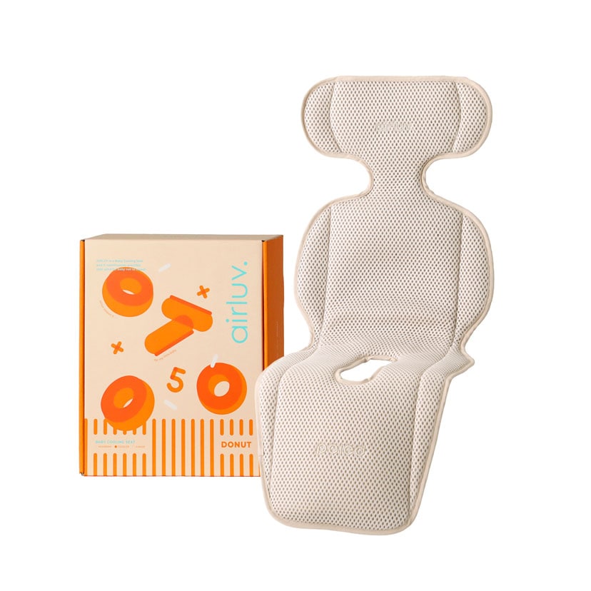 エアラブ5 ドーナッツ 送風機付きクールシート/ヘーゼルナッツ