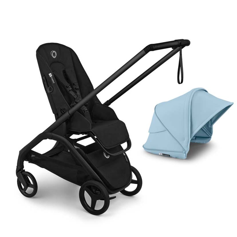 bugaboo バガブー ドラゴンフライプラス シートベース/ブラック/ヘリテージブラック×ドラゴンフライプラス サンキャノピー/スカイラインブルー スカイラインブルー