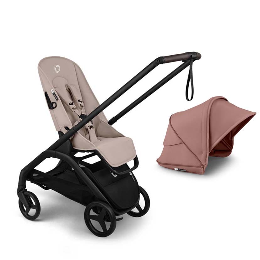 bugaboo バガブー ドラゴンフライプラス シートベース/ブラック/デザートトープ×ドラゴンフライプラス サンキャノピー/ダスティピンク ダスティピンク