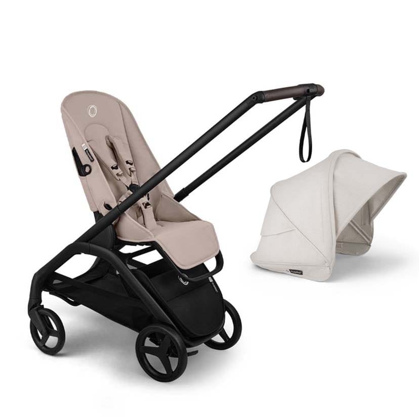 bugaboo バガブー ドラゴンフライプラス シートベース/ブラック/デザートトープ×ドラゴンフライプラス サンキャノピー/ミスティホワイト ミスティホワイト