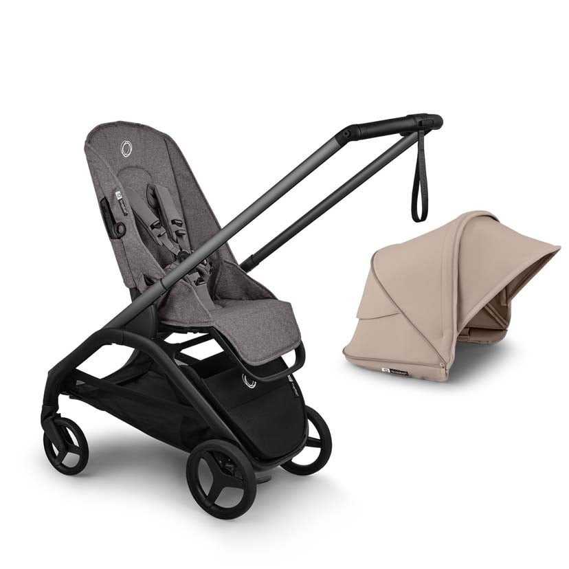 bugaboo バガブー ドラゴンフライプラス シートベース/グラファイト/グレーメランジ×ドラゴンフライプラス サンキャノピー/デザートトープ デザートトープ