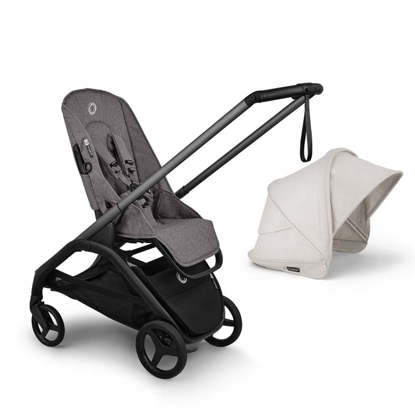 bugaboo バガブー ドラゴンフライプラス シートベース/グラファイト/グレーメランジ×ドラゴンフライプラス サンキャノピー/ミスティホワイト ミスティホワイト
