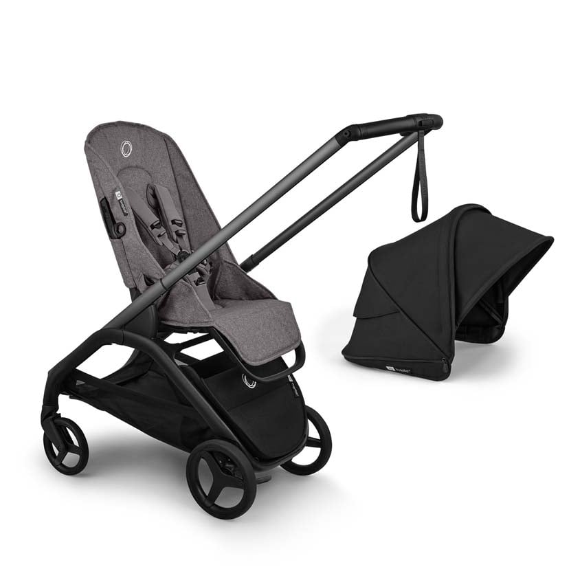 bugaboo バガブー ドラゴンフライプラス シートベース/グラファイト/グレーメランジ×ドラゴンフライプラス サンキャノピー/ヘリテージブラック ヘリテージブラック