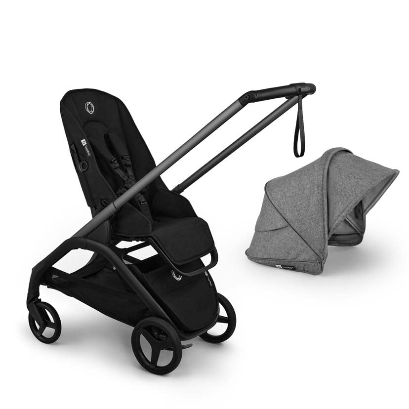 bugaboo バガブー ドラゴンフライプラス シートベース/グラファイト/ヘリテージブラック×ドラゴンフライプラス サンキャノピー/グレーメランジ グレーメランジ