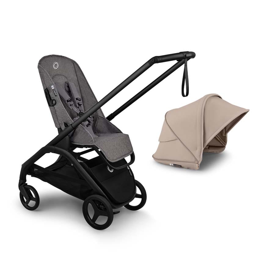 bugaboo バガブー ドラゴンフライプラス シートベース/ブラック/グレーメランジ×ドラゴンフライプラス サンキャノピー/デザートトープ デザートトープ