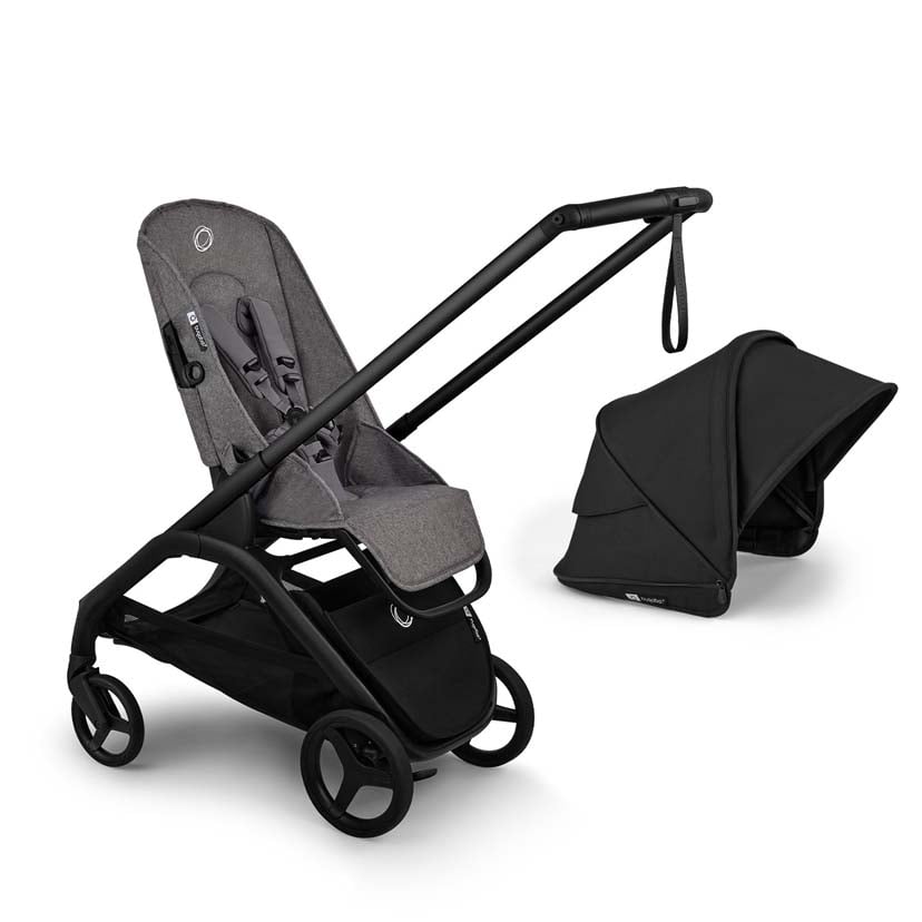 bugaboo バガブー ドラゴンフライプラス シートベース/ブラック/グレーメランジ×ドラゴンフライプラス サンキャノピー/ヘリテージブラック ヘリテージブラック