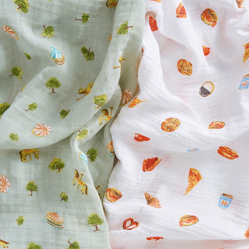 おくるみスワドル/ニューヨーク/オーガニック/2枚 ニューヨーク/オーガニック/2枚