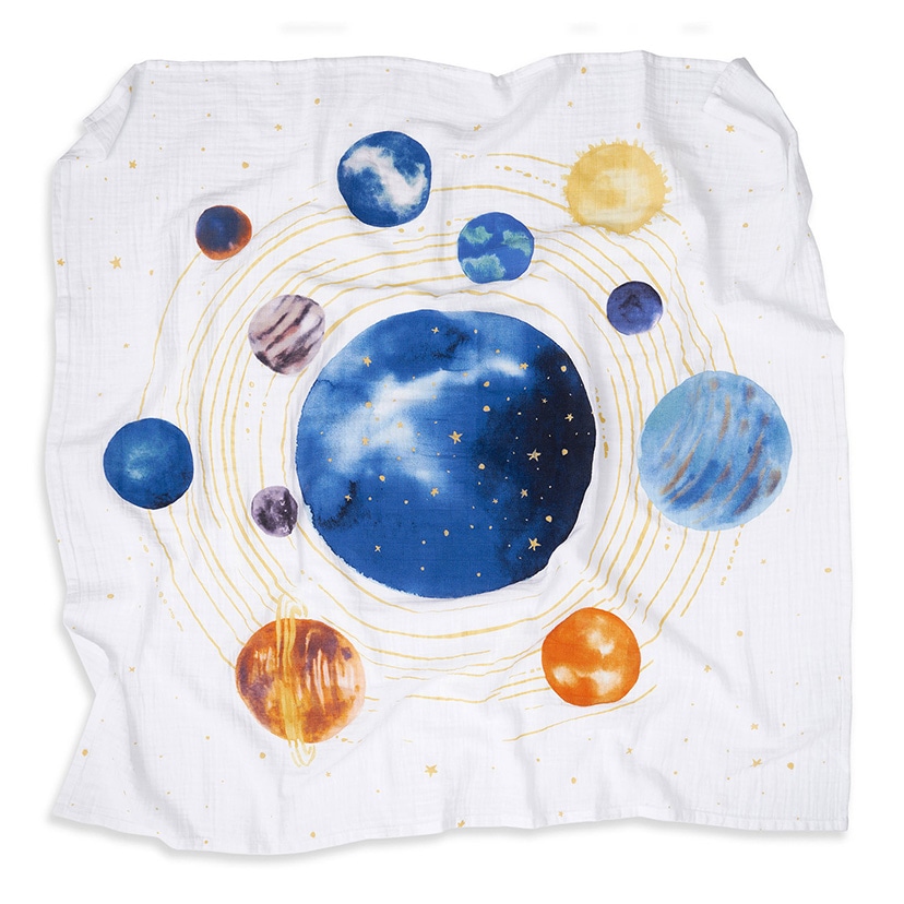 おくるみスワドル/スペース/オーガニック/2枚 スペース/オーガニック/2枚