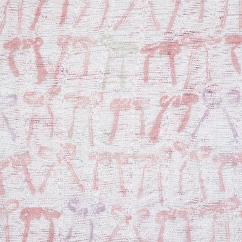 おくるみスワドル/リボン/オーガニック/2枚 リボン/オーガニック/2枚