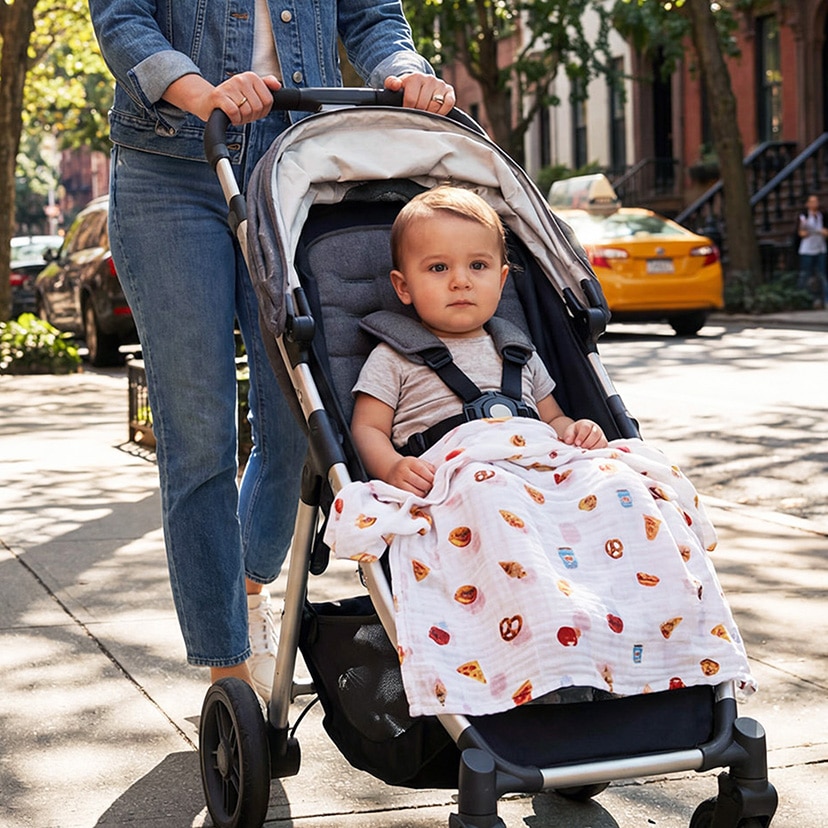 おくるみスワドル/ニューヨーク/オーガニック/4枚 ニューヨーク/オーガニック/4枚