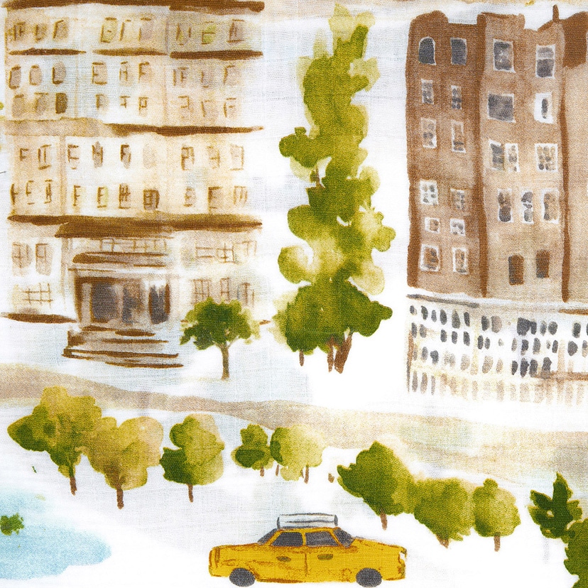 おくるみスワドル/ニューヨーク/オーガニック/4枚 ニューヨーク/オーガニック/4枚