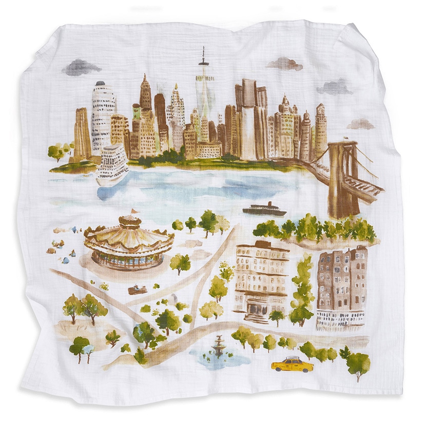 おくるみスワドル/ニューヨーク/オーガニック/4枚 ニューヨーク/オーガニック/4枚