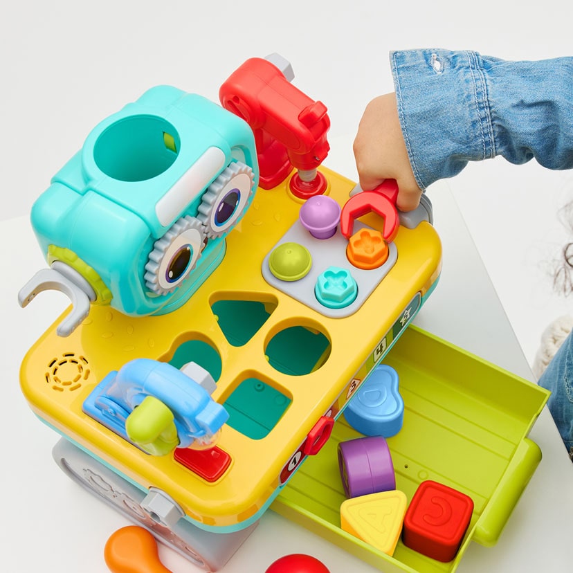 トントンねじねじ型はめロボット: おもちゃ[DADWAY ダッドウェイ