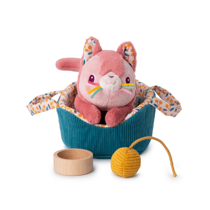 お世話セット/バスケット付き/ネコのジャンヌ バスケット付き/ネコのジャンヌ