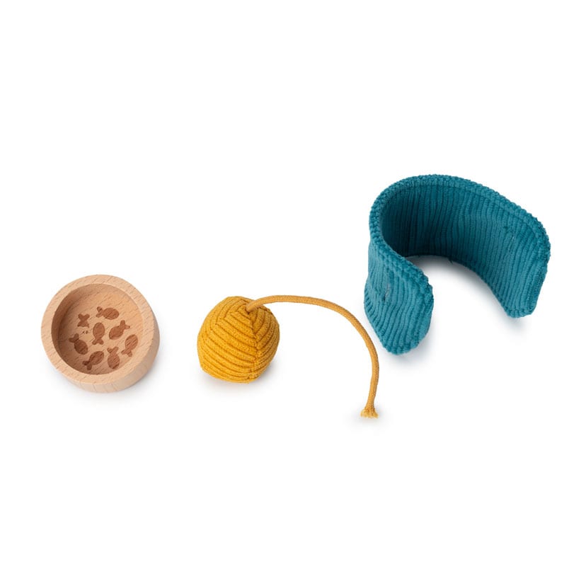 お世話セット/バスケット付き/ネコのジャンヌ バスケット付き/ネコのジャンヌ