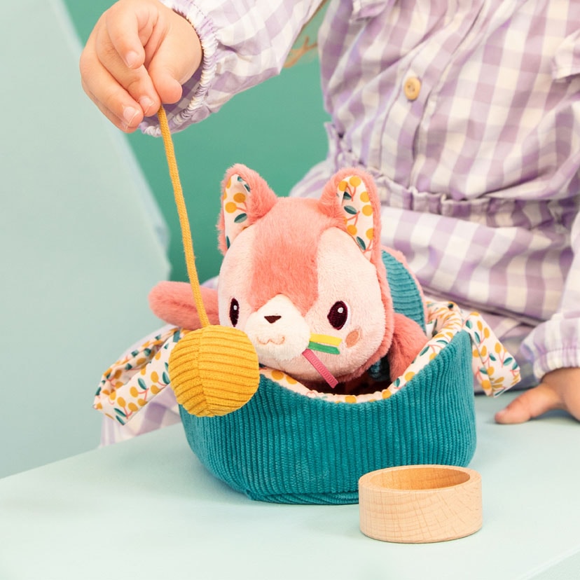 お世話セット/バスケット付き/ネコのジャンヌ バスケット付き/ネコのジャンヌ