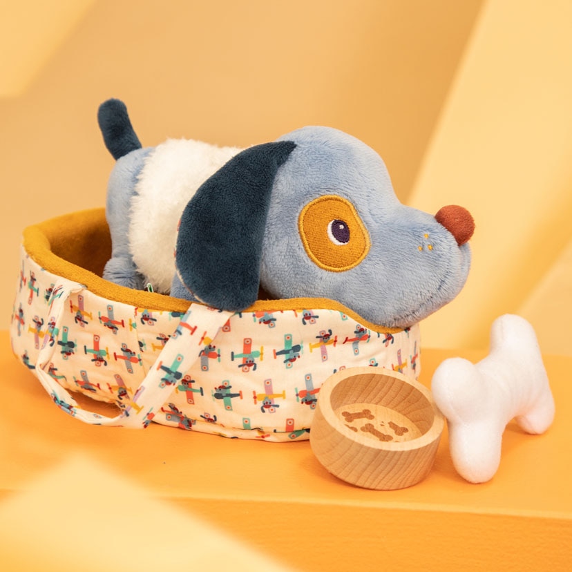 お世話セット/バスケット付き/イヌのジュール