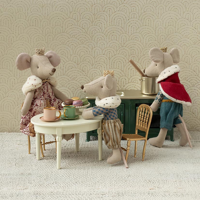 ビンテージ・ダイニングテーブル/ホワイト ホワイト