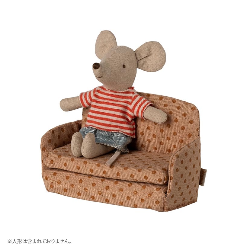 ネズミのソファベッド/赤ドット 赤ドット