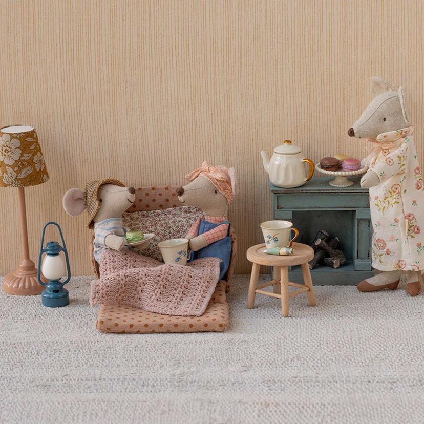 ネズミのソファベッド/赤ドット 赤ドット