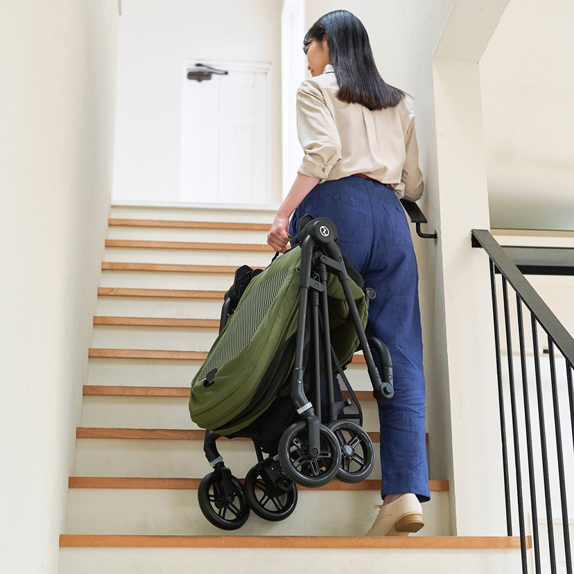 予約】2026福セット/CYBEX メリオカーボン モスグリーン×レインカバー