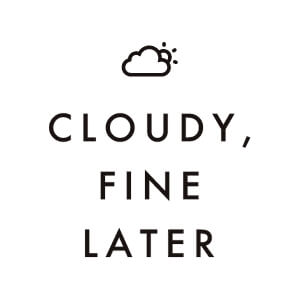 CLOUDY, FINE LATER ロゴ
